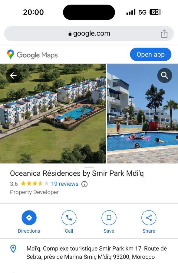 Smir Park Apartment Mdi'Q , Marina Smir, Oceanica 외부 사진